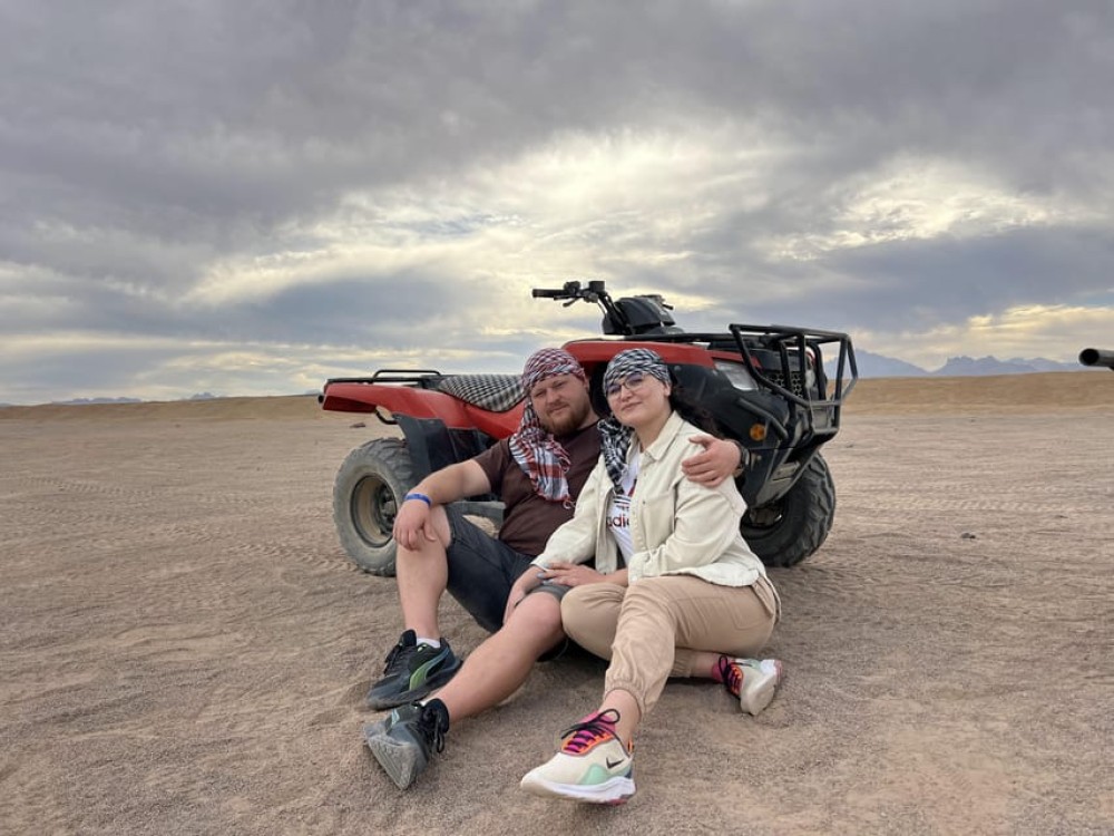 Hurghada: Morning-Afternoon Quad Safari Camel & Transfer | ®ExcursionMania