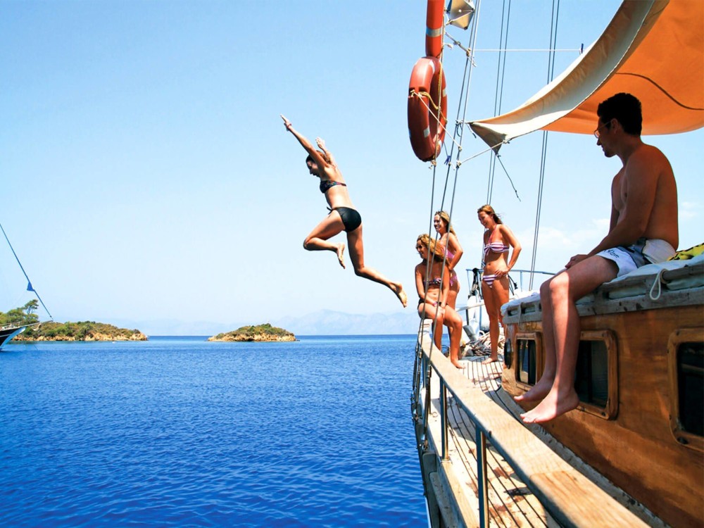 Full-Day Kusadasi Boat Trip: Scenic Stops, Swimming & Lunch | ®ExcursionMania