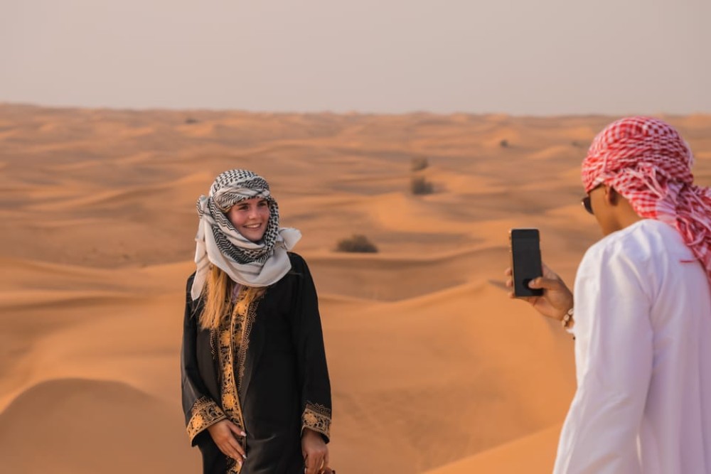 Dubai: Desert Safari with Camp, Dinner, & Optional Overnight | ®ExcursionMania