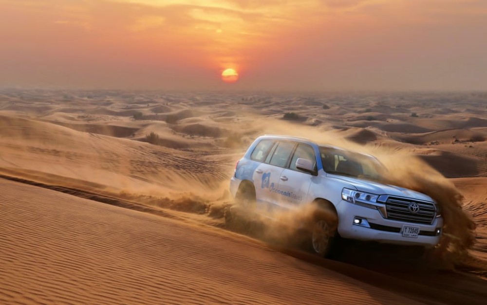 Dubai: Desert Safari with Camp, Dinner, & Optional Overnight | ®ExcursionMania