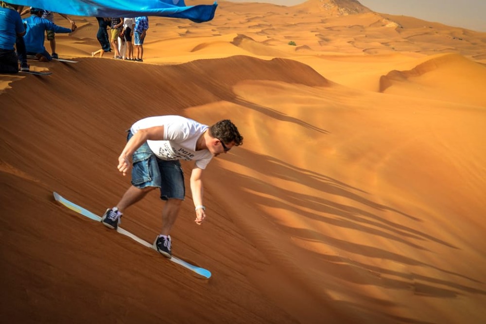 Dubai: Desert Safari with Camp, Dinner, & Optional Overnight | ®ExcursionMania
