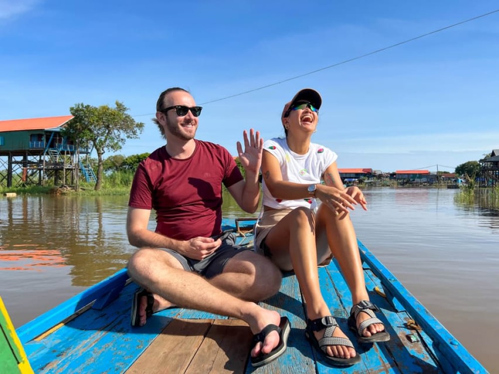 Siem Reap: Kampong Phluk and Tonle Sap Sunset Boat Cruise | ®ExcursionMania