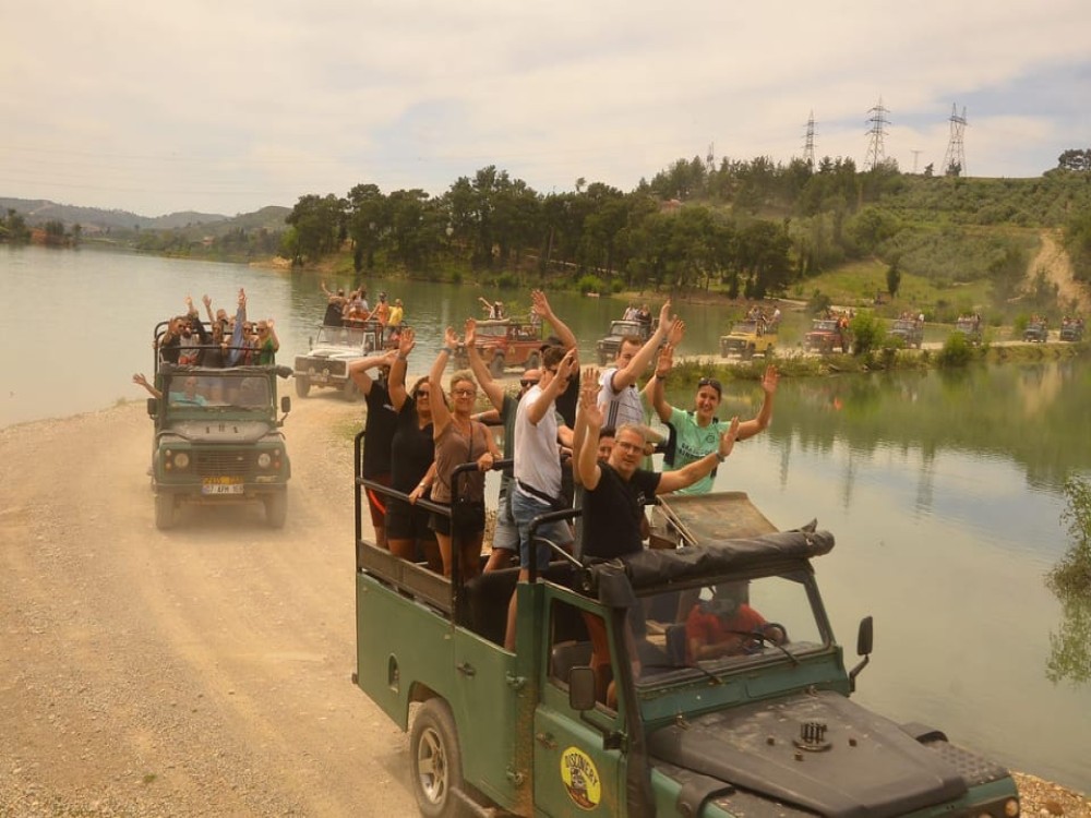 From City of Side: Jeep Safari & Green Lake Cruise w/Lunch | ®ExcursionMania