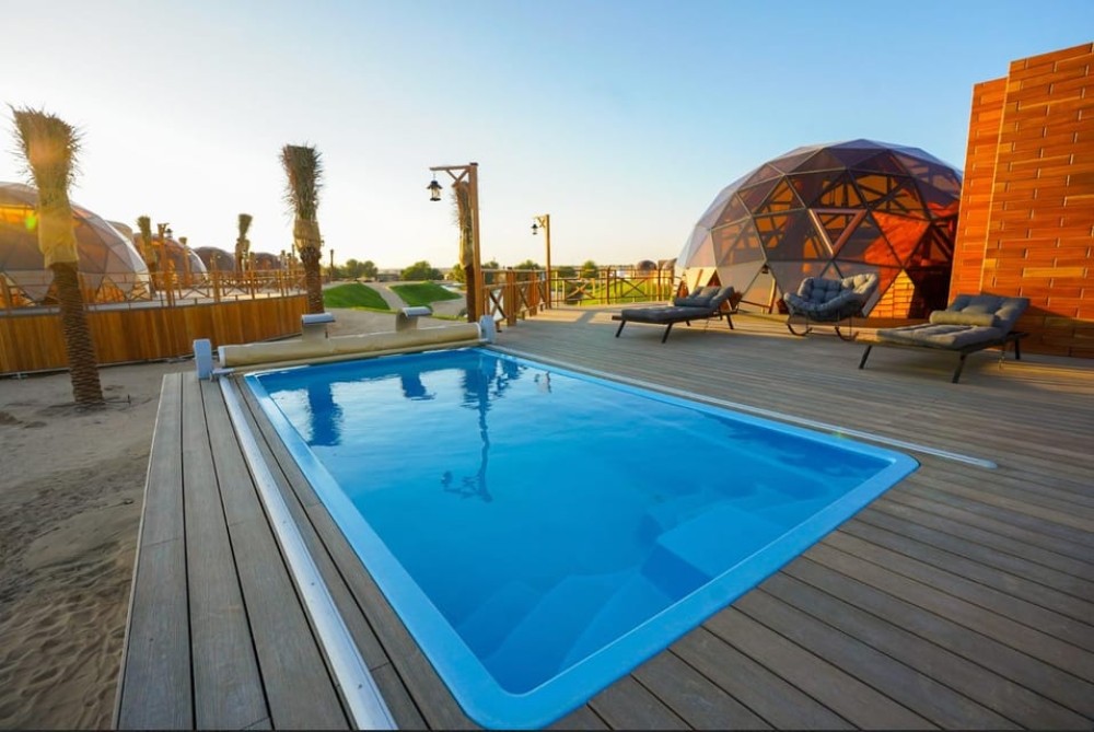 Dubai: Al Marmoom Domes Desert Glamping & Dining Experience | ®ExcursionMania