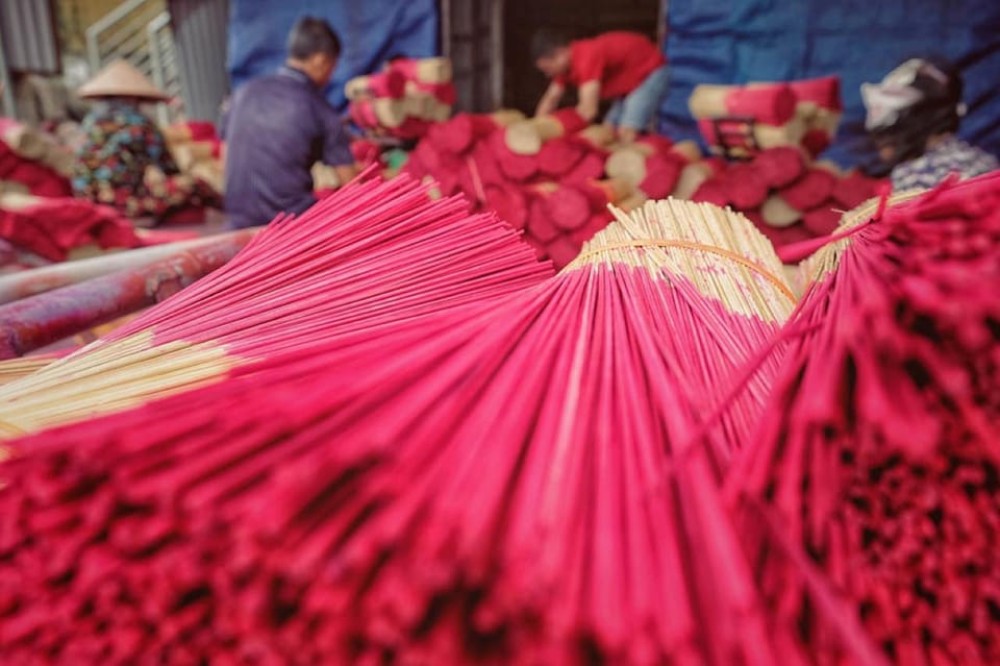 From Hanoi: Incense Village & Train Street Small Group Tour | ®ExcursionMania