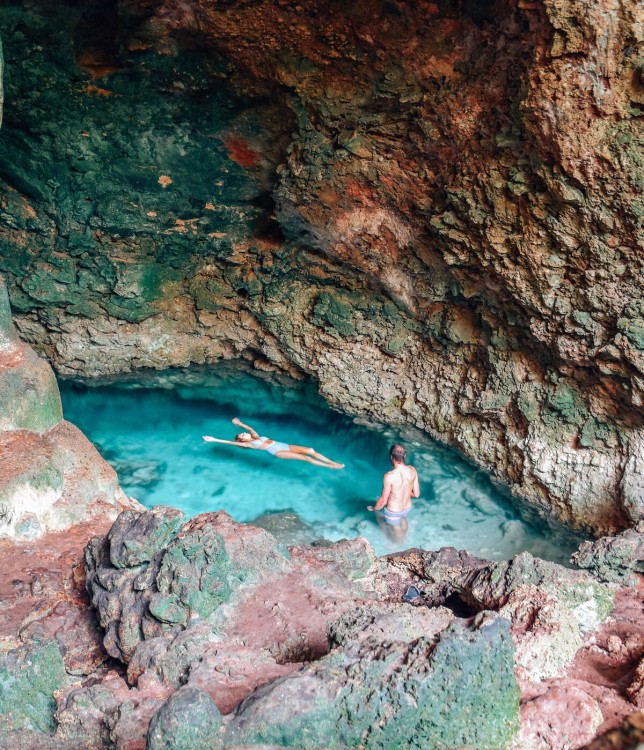 Swimming with sea turtles in salaam cave | ®ExcursionMania