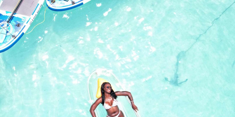 Zanzibar: Transparent Kayak and Drone with Pickup Included | ®ExcursionMania