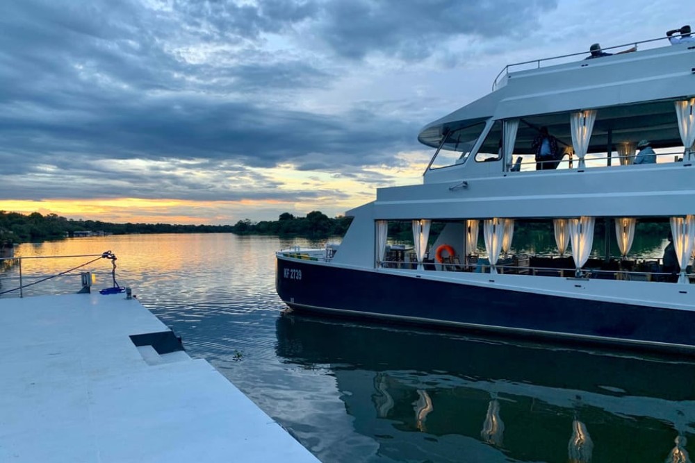 Boat Cruise : Luxury Sunset Cruise on The Zambezi Explorer | ®ExcursionMania
