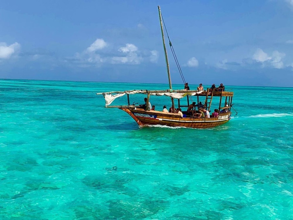 Zanzibar: Mnemba Boat Trip Dolphins Adventure trip | ®ExcursionMania