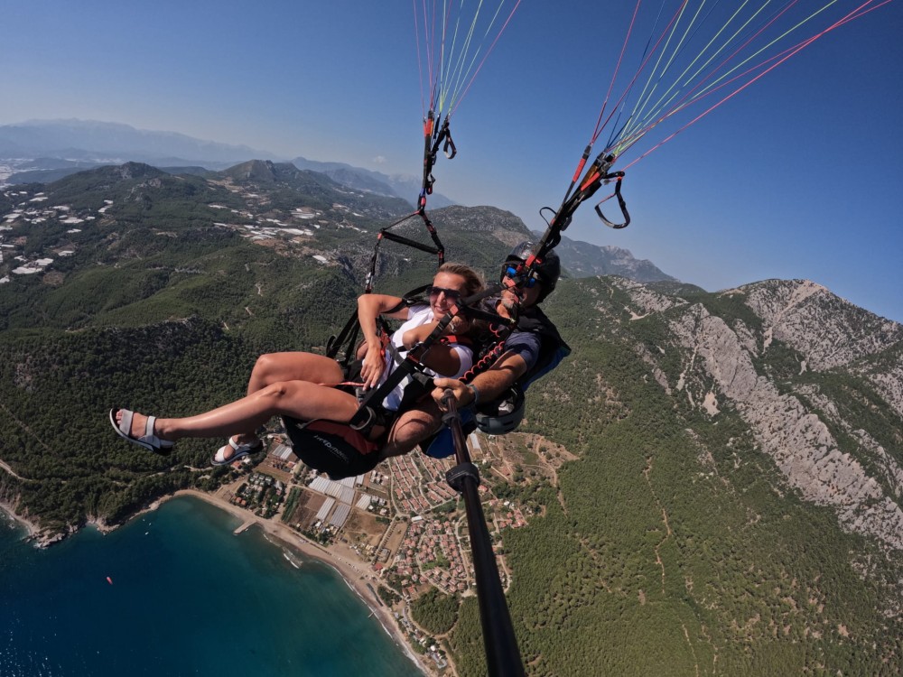 From Antalya: Paragliding Flight at Olympos Tahtali Mountain | ®ExcursionMania