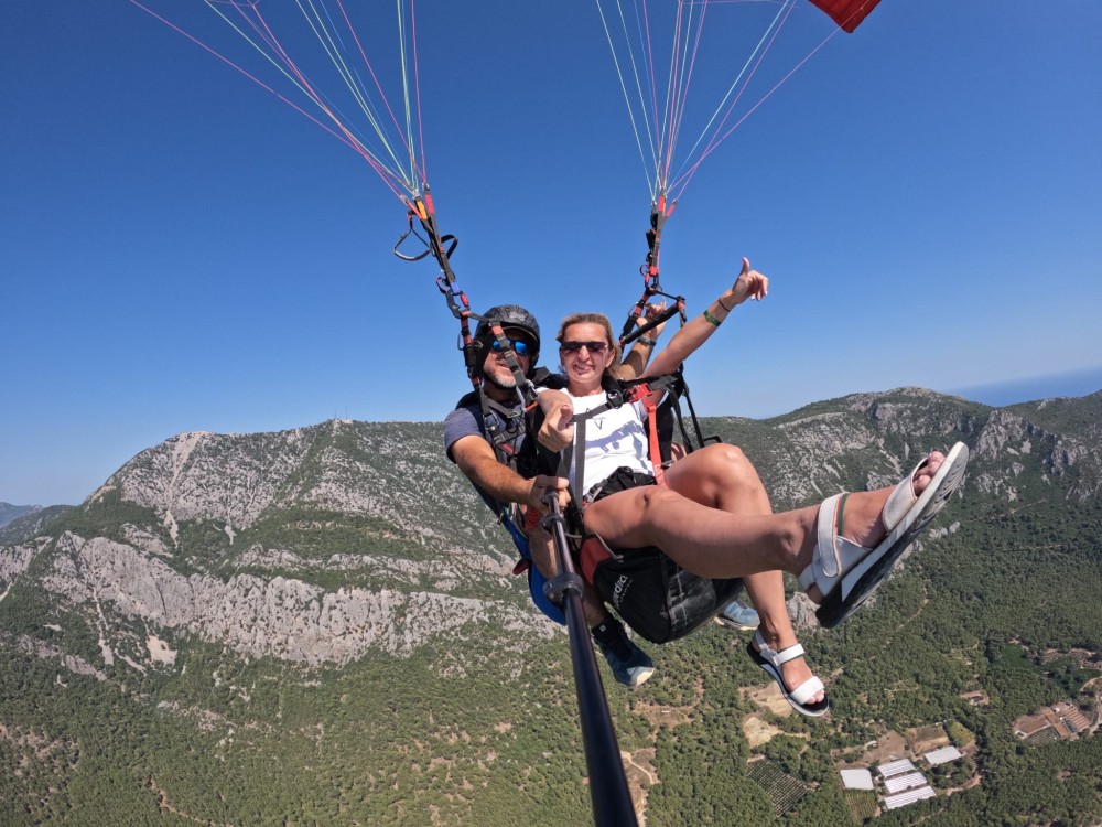 From Antalya: Paragliding Flight at Olympos Tahtali Mountain | ®ExcursionMania