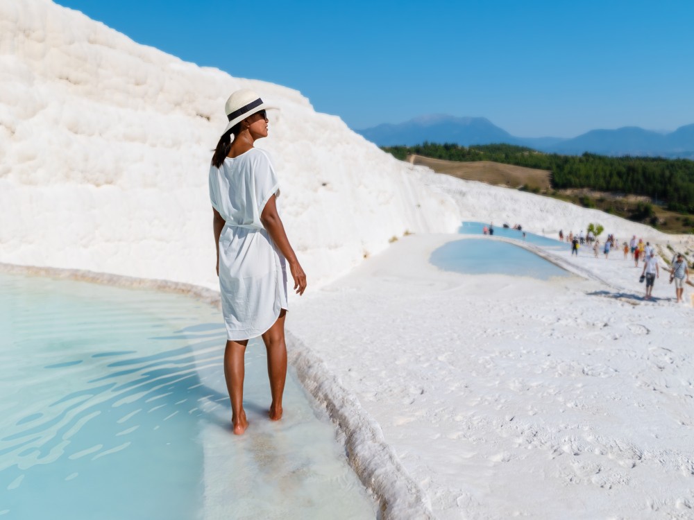 From Antalya: Full Day Salda Lake and Pamukkale Tour | ®ExcursionMania