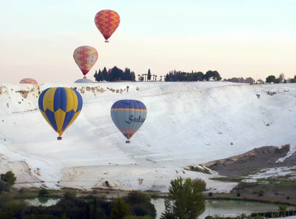 Turunc Pamukkale Tour With Hot Air Balloon Flight | ®ExcursionMania