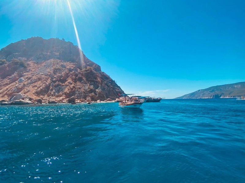 Antalya Suluada Island Boat Trip with Hotel Pickup & Lunch | ®ExcursionMania