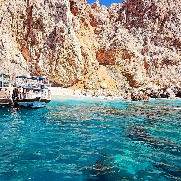 Antalya Suluada Island Boat Trip with Hotel Pickup & Lunch | ®ExcursionMania