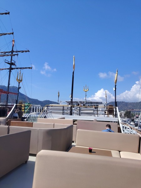Antalya: Kemer Mega Star Boat Trip with Hotel Transfer | ®ExcursionMania
