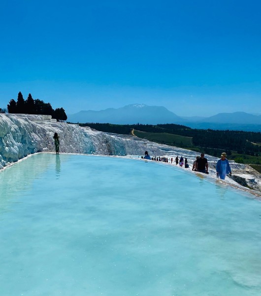 From Antalya: Full-Day Pamukkale & Hierapolis Tour w/Lunch | ®ExcursionMania