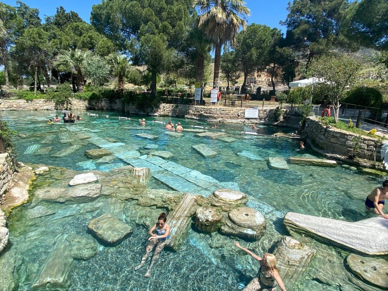 From Antalya: Full-Day Pamukkale & Hierapolis Tour w/Lunch | ®ExcursionMania